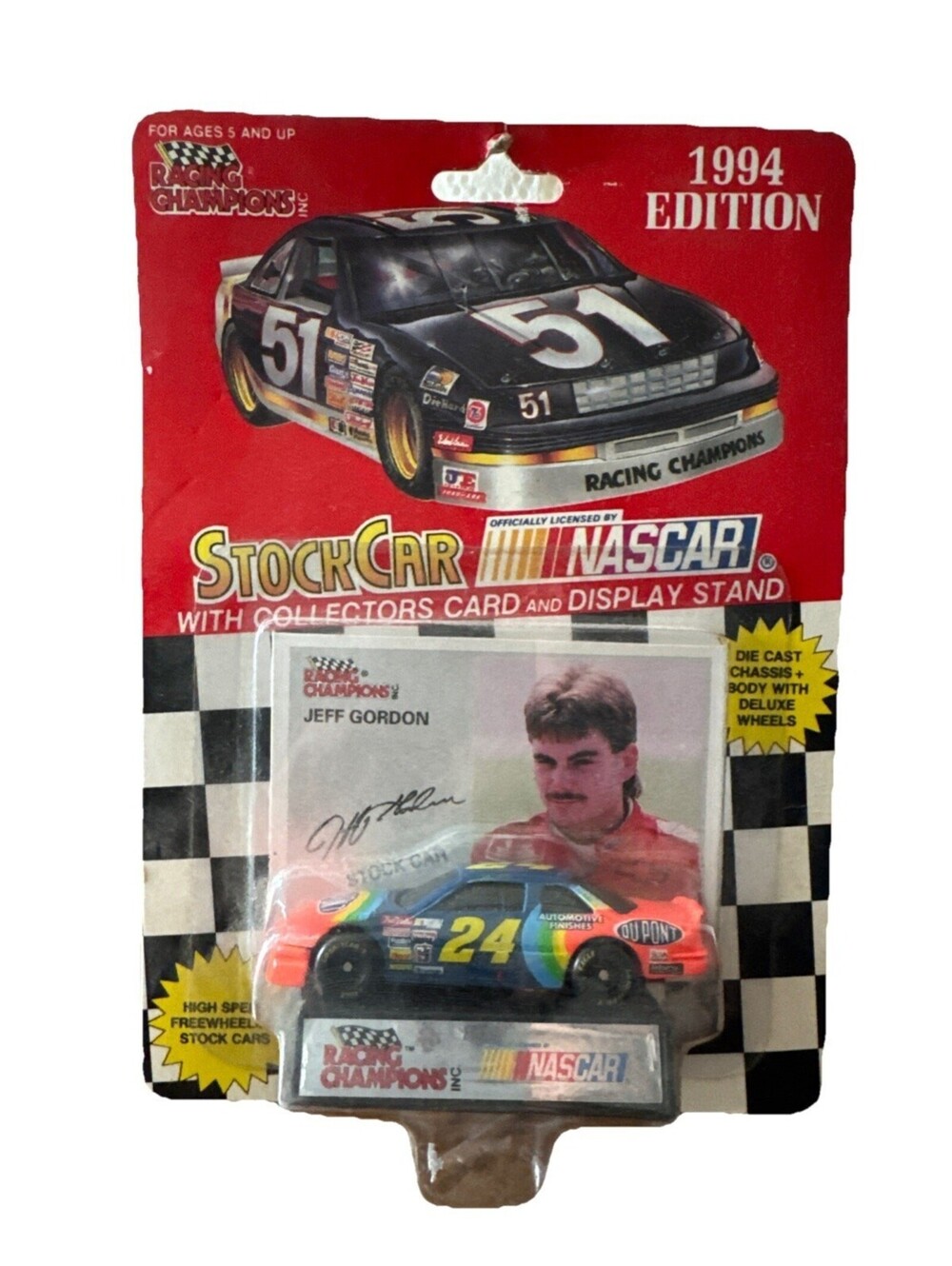 Jeff Gordon 1994 Edition Racing Champions #24 DuPont Nascar 1/64